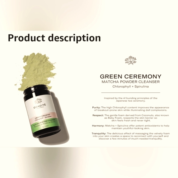 Ocadite Green Ceremony Cleanser - Picture 3 of 6